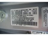 2010 CR-V Color Code for Alabaster Silver Metallic - Color Code: NH700M