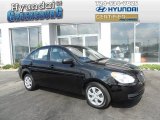 2010 Ebony Black Hyundai Accent GLS 4 Door #82360129