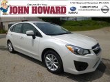 2013 Satin White Pearl Subaru Impreza 2.0i Premium 5 Door #82390055