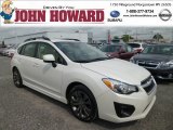 2013 Satin White Pearl Subaru Impreza 2.0i Sport Premium 5 Door #82390051