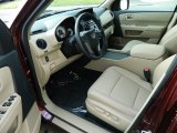 2013 Honda Pilot EX-L Beige Interior