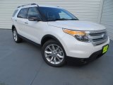 2013 White Platinum Tri-Coat Ford Explorer XLT #82389730