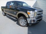 2013 Ford F250 Super Duty Lariat Crew Cab 4x4 Front 3/4 View