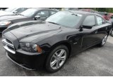 2013 Pitch Black Dodge Charger R/T AWD #82390021