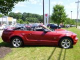 2008 Dark Candy Apple Red Ford Mustang GT Premium Convertible #82389706