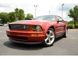 2008 Dark Candy Apple Red Ford Mustang V6 Premium Coupe #82390008