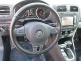2010 Volkswagen Jetta TDI SportWagen Steering Wheel