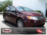 2013 Dark Cherry Pearl Honda Odyssey EX-L #82389466