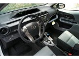 2013 Toyota Prius c Hybrid Two Light Blue Gray/Black Interior