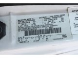 2000 E Series Van Color Code for Oxford White - Color Code: YZ
