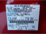 2010 Taurus Color Code for Red Candy Metallic - Color Code: U6