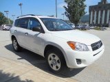 Super White Toyota RAV4 in 2010