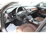 2014 Audi A8 L TDI quattro Nougat Brown Interior