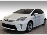 2013 Blizzard White Pearl Toyota Prius Three Hybrid #82501093