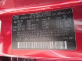 2010 Santa Fe Color Code for Venetian Red - Color Code: TR