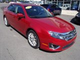 Red Candy Metallic Ford Fusion in 2011