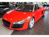 Brilliant Red Audi R8 in 2014