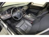 2009 BMW 7 Series 750Li Sedan Black Nappa Leather Interior