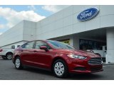 2013 Ruby Red Metallic Ford Fusion S #82553920