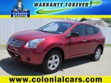 2010 Venom Red Nissan Rogue S AWD 360 Value Package #82554464