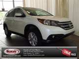 2013 White Diamond Pearl Honda CR-V EX-L #82613936