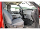 2012 Ford F350 Super Duty XLT Regular Cab 4x4 Dump Truck Steel Interior