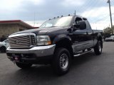 Black Ford F250 Super Duty in 2004