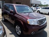 2012 Dark Cherry Pearl II Honda Pilot EX-L 4WD #82638744