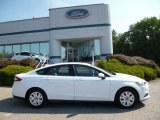 2013 Oxford White Ford Fusion S #82638388