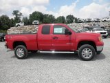 2013 Fire Red GMC Sierra 2500HD SLE Extended Cab 4x4 #82638689