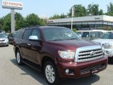 Cassis Red Pearl Toyota Sequoia in 2010