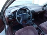 1993 Honda Accord LX Sedan Burgundy Interior