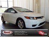 2007 Taffeta White Honda Civic EX Coupe #82672526