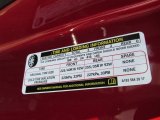 2006 Chrysler Crossfire Limited Coupe Info Tag