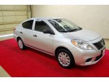 2013 Brilliant Silver Nissan Versa 1.6 S Sedan #82672716