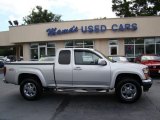 2010 Pure Silver Metallic GMC Canyon SLE Extended Cab 4x4 #82672942