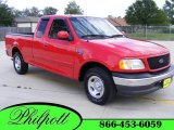 2002 Bright Red Ford F150 XLT SuperCab #8253728