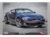 2008 Monaco Blue Metallic BMW 6 Series 650i Convertible #82672574
