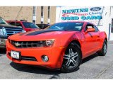 2010 Inferno Orange Metallic Chevrolet Camaro LT Coupe #82673168