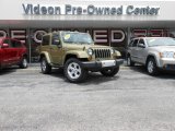 2013 Commando Green Jeep Wrangler Sahara 4x4 #82732526