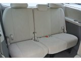 2011 Toyota Sienna V6 Rear Seat