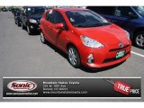 2012 Absolutely Red Toyota Prius c Hybrid Four #82731739