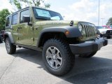 2013 Jeep Wrangler Unlimited Rubicon 4x4 Front 3/4 View