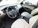 2013 Hyundai Santa Fe Sport AWD Beige Interior