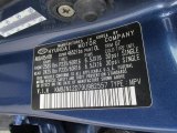 2009 Tucson Color Code for Nautical Blue - Color Code: 0L