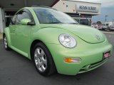 2003 Cyber Green Metallic Volkswagen New Beetle GLS Coupe #82732163