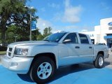 2010 Bright Silver Metallic Dodge Dakota Big Horn Crew Cab #82790512