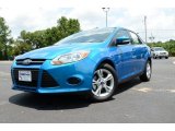 2013 Blue Candy Ford Focus SE Sedan #82790923