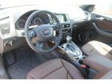 2013 Audi Q5 2.0 TFSI quattro Chestnut Brown Interior