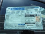 2013 Ford F150 FX2 SuperCab Window Sticker